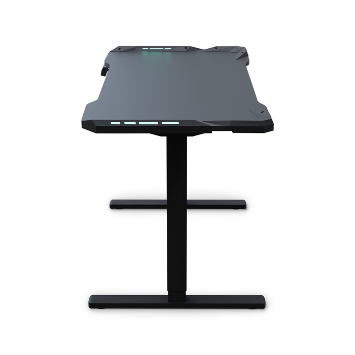 Стіл Mealux PowerDesk Carbon RGB з електрорегулюванням висоти (арт. EVO-201 Carbon / B)