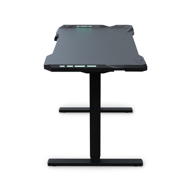 Стіл Mealux PowerDesk Carbon RGB з електрорегулюванням висоти (арт. EVO-201 Carbon / B)