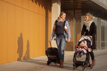 Дитяча коляска MoMi Estelle, 6 місяців+, до 15 кг, з функцією лежання, безпечний 5-точкова система, кошик для покупок та телескопічна ручка