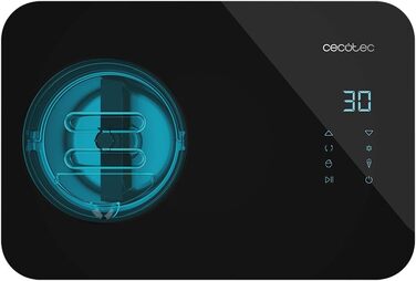 Машина для приготування морозива Cecotec Gelacy 1200 Touch з компресором. 1.5 л, чорний, сенсорний екран, 110 В