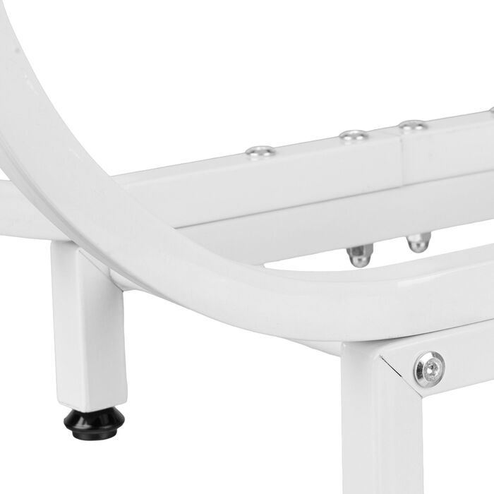 Стильна полиця для дров Relaxdays з вигнутим дизайном