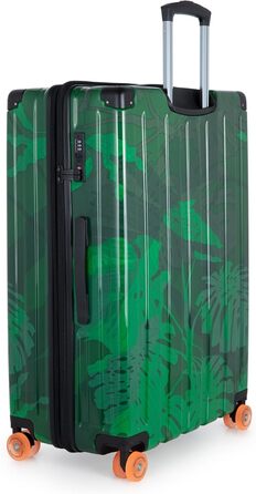 Набір валіз Hauptstadtkoffer Q-Damm (2 шт.), Trolley, TSA, Rollkoffer, валіза для подорожей (S & L), квітковий дизайн, 78 см