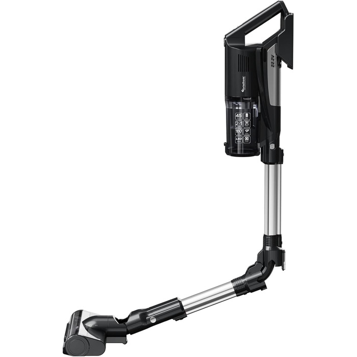 TurboTronic StormStick: акумуляторний пилосос 120 Вт з фільтром MIF та 5 м кабелем, 11kPA, циклон-технологія, чорний