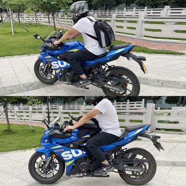 Мотоциклетна сумка-бак - Oxford Saddle Black Moto - Універсальна магнітна сумка для Honda Yamaha Suzuki Kawasaki Harley (28 літрів)