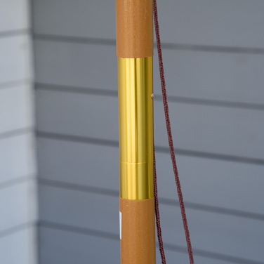 Outsunny Parasol Wood 300 см Дерев'яна парасолька Садова парасолька Балконна парасолька бамбук хакі