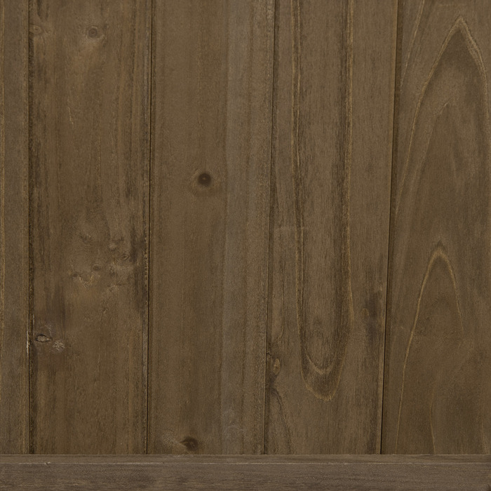 Підвищене грядка з шпалером та дахом, ящик для рослин, квітник, стійкий до погодних умов, дерево, 90 x 45 x 183 см, коричневий