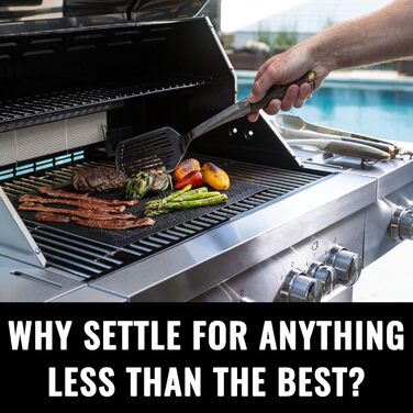 Преміум набір інструментів для гриля Grillaholics Grillwerkzeuge - Ідеальний подарунок для тата - 4-частинний набір посуду для гриля з дерев'яною коробкою