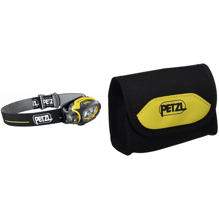 Фари Petzl PIXA 3, технологія постійного освітлення, чорний (комплект з корпусом Poche Pixa, чорний)