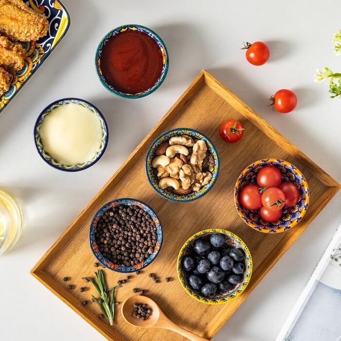 Набір кавових чашок Vancasso 6 шт. SIMI, 360 мл, порцеляна, чайний сервіз на 6 осіб (6 салатників)