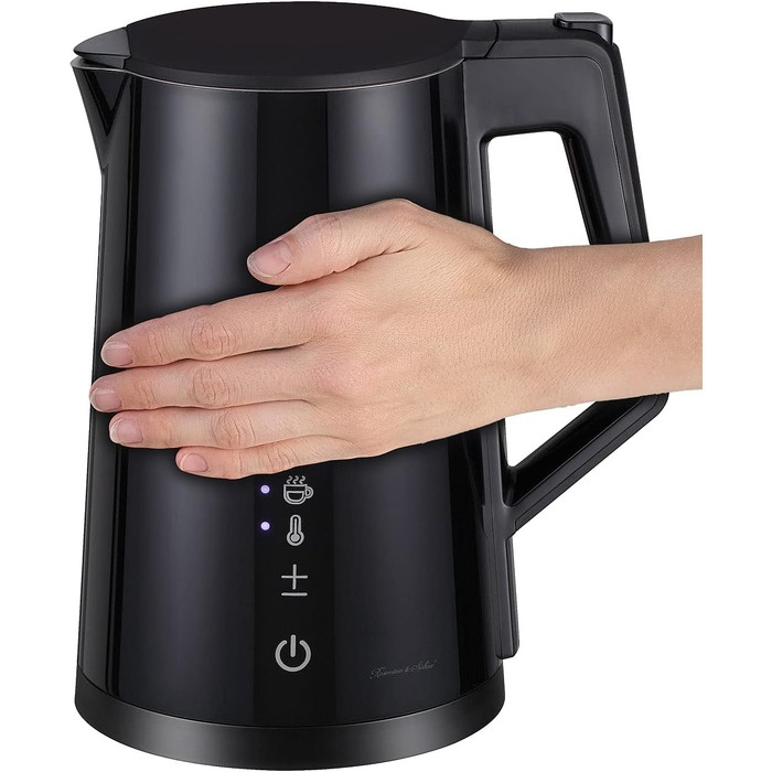 Чайник Rosenstein & Shne Alexa Розумний чайник Wi-Fi 1,7 л Cool-Touch, вибір температури, додаток, 2200 Вт (управління чайником з Alexa, розумний чайник Alexa, регулятор температури)