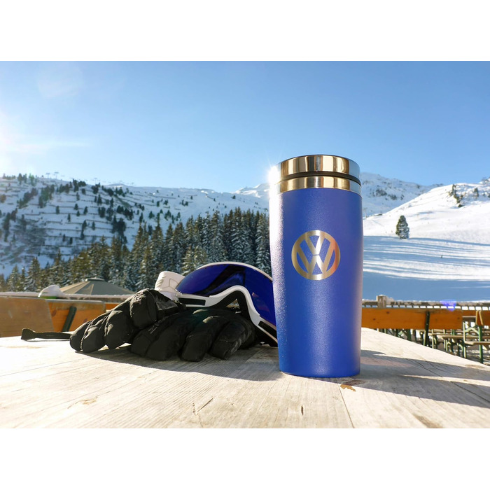 Термокружка BRISA VW Collection Volkswagen GTI, 450 мл, чорна, з подвійними стінками