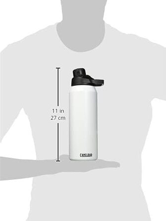 Пляшка для води CAMELBAK, ізольована нержавіюча сталь (біла, 340 г)
