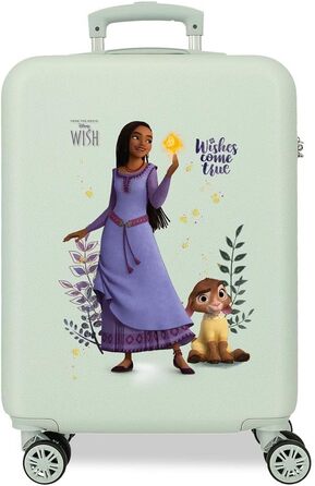 Дитяча валіза Disney Wish Come Happen, рожева, 50x38x20 см, ABS, 34 л, 1,8 кг, 2 колеса, ручна поклажа