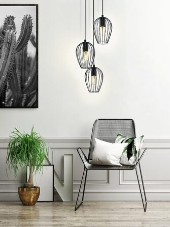 Настільна лампа EGLO Newtown, чорна, сталь, E27, з вимикачем, вінтажний стиль