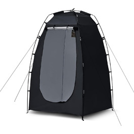 CLIPOP Намет Pop-Up, водонепроникний, легкий, одношаровий, для весняного кемпінгу, простий у встановленні – для пляжу, походів, фестивалів, на відкритий простір, чорний