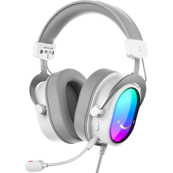 Навушники Fifine H16 7.1 White RGB