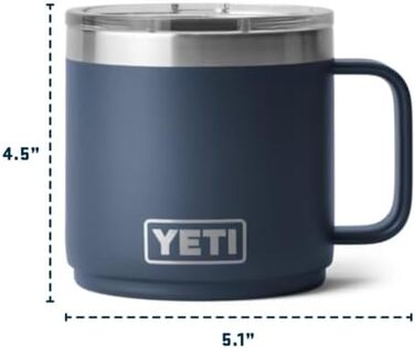Термос YETI Rambler 14 oz (414 мл) з кришкою MagSlider, Big Sky Blue