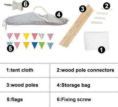 Camiraft Тipi намет для дітей сірого кольору, класичний індійський намет-іграшка для хлопчиків та дівчаток, бавовняний намет-іграшка з сумкою, складаний дитячий домік для гри в приміщенні та на вулиці