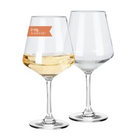 Бокали для білого вина Moritz Milano 460 мл, 2 шт. з полікарбонату, неб'ються, прозорі