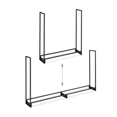 Поличка для дров Relaxdays з кришкою