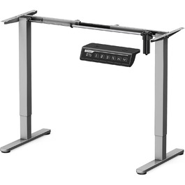 Рама для столу ErGear з регулюванням висоти, 4 пам'яті, сіра