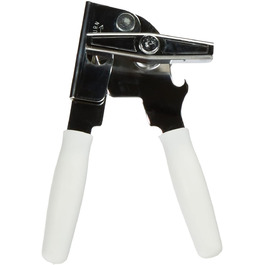 Відкривачка для банок KitchenCraft Swing-A-Way з нержавіючої сталі з відкривачем для пляшок, 8.5 x 5 x 18 см