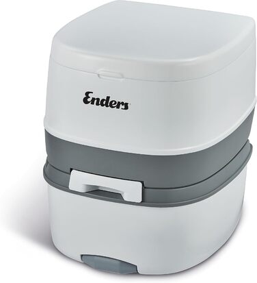 Кемпінговий туалет Enders SUPREME: мобільний, з тримачем для туалетного паперу, баками для води та вентиляцією, 44 см