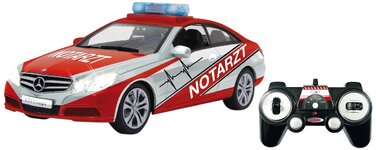 Модель Mercedes-Benz E350 Coupe 1:16 JAMARA 410023, 2.4GHz, звук сирени, сигналізація, світлові ефекти, 4 швидкості