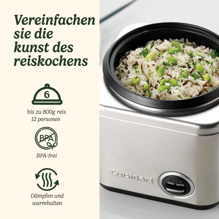 Мультиварка Cuisinart Cook In 5 in 1: гриль, смаження, приготування на пару, тушкування, томління | Нержавіюча сталь, антипригарне покриття, сталеві пластини та сковорідки | Сірий колір