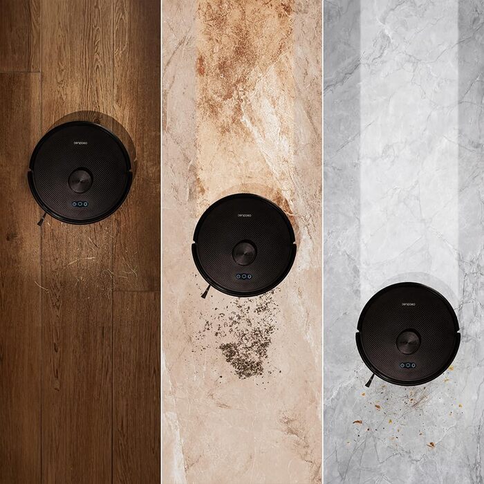 Робот-пилосос та миючий робот Cecotec Conga M70 з лазерною навігацією, потужність 20000 Па, акумулятор 4500 мАг, силіконова щітка для тварин, площа прибирання до 180 м²