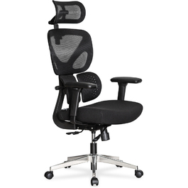 Крісло Mealux D1 Duo Air Fabric Black (арт. HF-D1 Duo F/B)