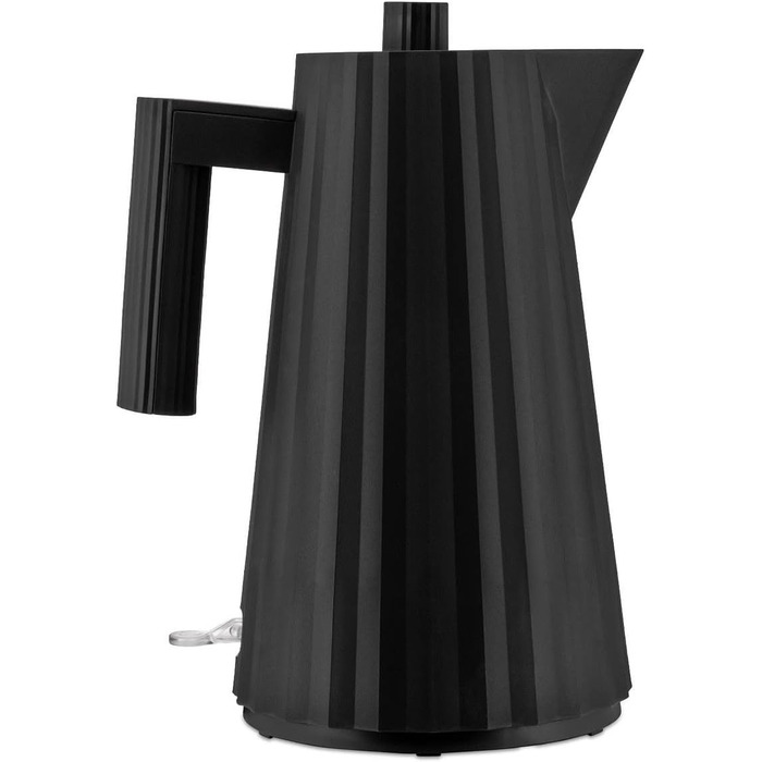 Електричний чайник Alessi Plissé MDL06 B, 1.7л, термопластик, чорний, 2400W, з європейським штекером