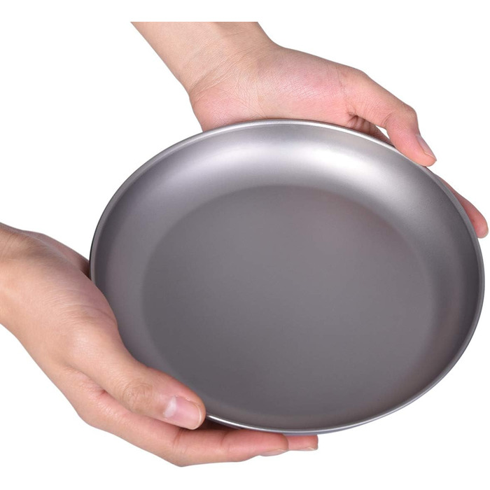 Тарілка для кемпінгу iBasingo Titan Teller 18.5 см: міцна, легка, для пікніка та приготування їжі