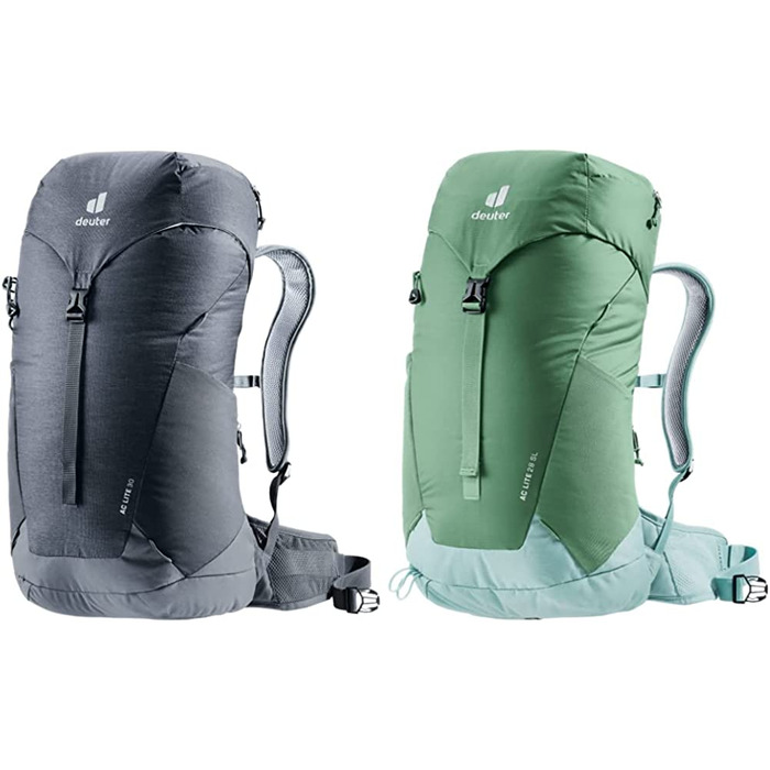 Похідний рюкзак deuter унісекс Ac Lite 30 (Чорний Графіт, 30 л, комплект з полегшеним 28 сл жіночим похідним рюкзаком)