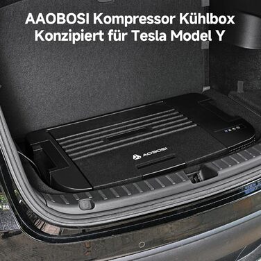 Компактний компресорний холодильник AAOBOSI 35L з Wi-Fi, USB, 12/24/240V для авто, кемпінгу та подорожей