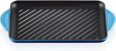 Гриль-пательня LE CREUSET прямокутна, чавун, 33 см, Azure (20202320600460)