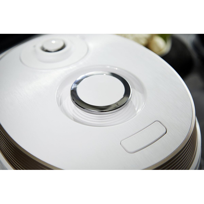 Мультиварка CUCKOO CMC-QSB501S iCook Q5 Premium з функцією парового тиску, 4.75 л, 8-в-1, з голосовим керуванням, 3D нагріванням, підтримкою температури, нержавіюча сталь з антипригарним покриттям