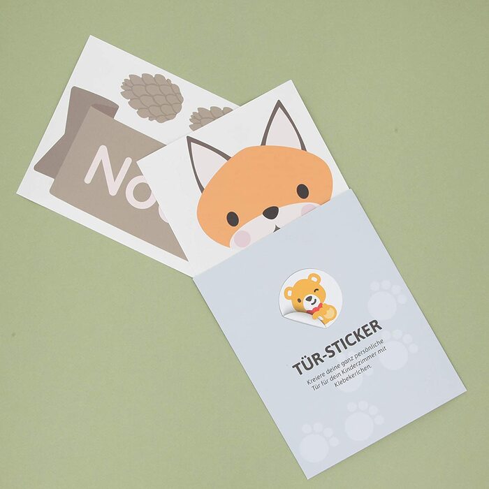 Наклейка на стіну із зображенням лисиці