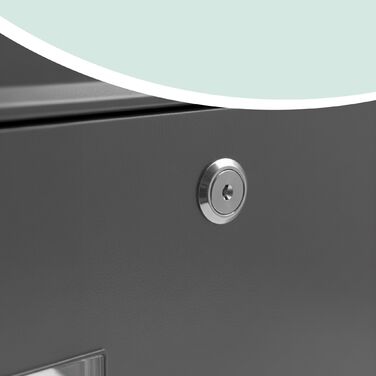 Скріпка Relaxdays для поштової скриньки з табличкою для імені