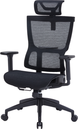 Крісло офісне OfficePro Elegant OC660-B-B-B