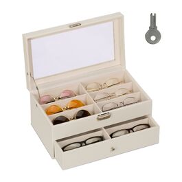 Стильна коробка для окулярів Relaxdays на 12 пар