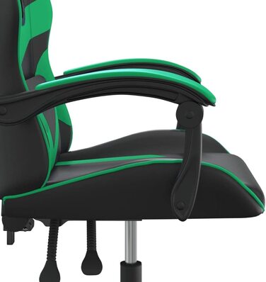 Ігрове крісло VidaXL чорно-зелене