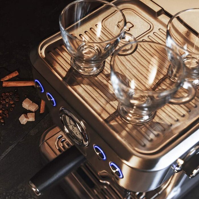 Еспресо-машина Cecotec Cumbia Power Espresso 20 Barista Aromax: 2900 Вт, 2 системи нагріву, 20 бар, манометр, подвійний фільтр