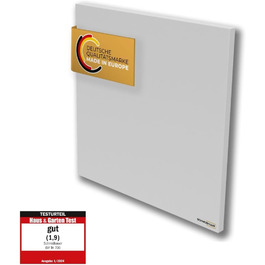 Інфрачервовий обігрівач SCHMIDBAUER Concept 450 Вт з аксесуарами для монтажу - настінний/стельовий - німецька якість - захист від перегріву (4-9 м²)