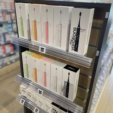 Електрична зубна щітка My Variations чорна: 5 режимів, таймер 2 хв, акумулятор до 1 місяця, 1 насадка