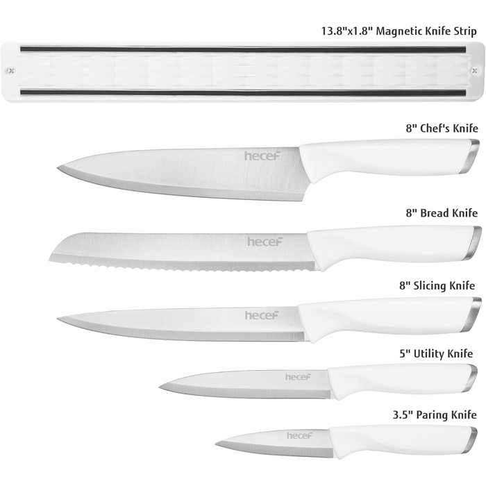 Набір кухонних ножів Messerblock з кухонними ножами та ножицями, 6 предметів, чорний