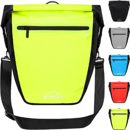 Багажна сумка I Кофри, сідельні сумки з об'ємом I 21 л водонепроникні, світловідбиваючі, (жовті)