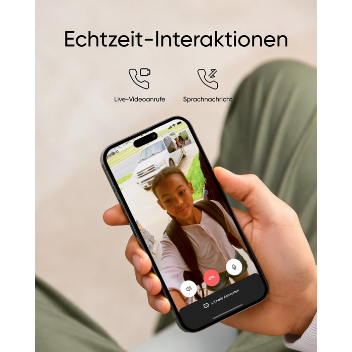 Відеодзвінок eufy Security C31 з камерою та Chime, 2K FHD, без підписки, акумуляторний, з Wi-Fi