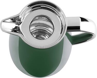 Термос Emsa Campo 1л з нержавіючої сталі, Quick Tip, 12 год тепла, 24 год холоду, темно-зелений