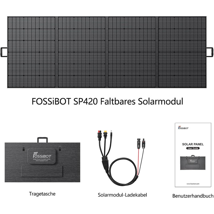 Портативна електростанція FOSSiBOT F1200: 1024Wh LiFePO4, 1200W (2400W), для кемпінгу, дому та балкону